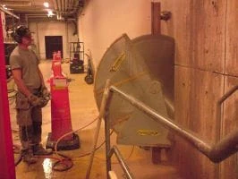 Utrustning för betonghåltagning