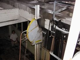 Betonghåltagning med diamantblad